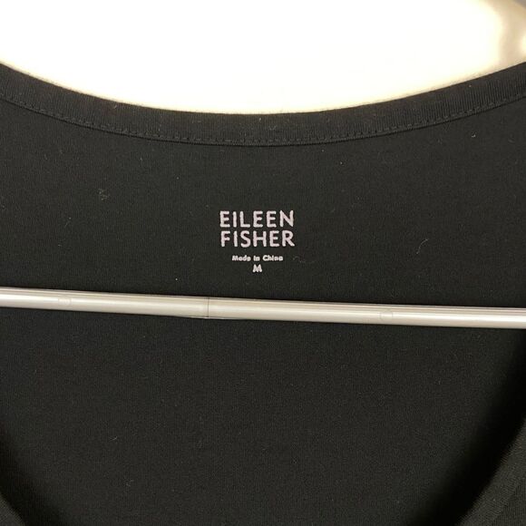 Eileen Fisher 3/4 Sleeve Scoop-Neck Top - Picture 6 of 6
